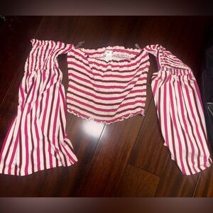 Striped Off-Shoulder Top